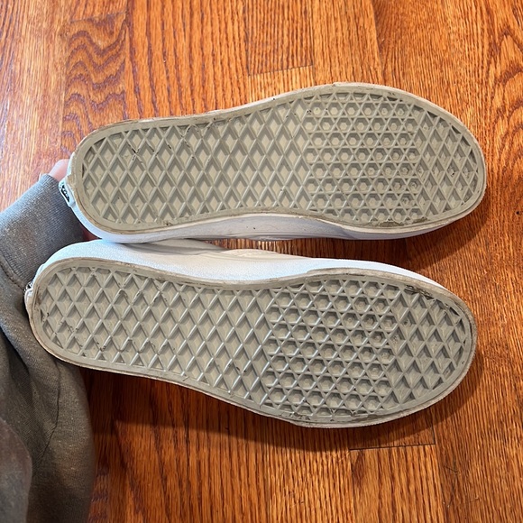 WOMENS WHITE VANS - Picture 4 of 5